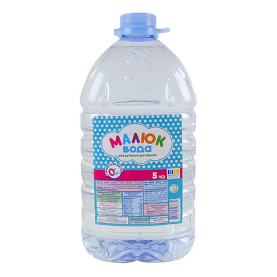 Малиш Вода питна бутильована 5 л для дит. харчування